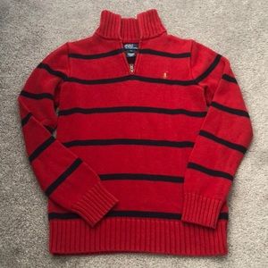 Boys size large polo by Ralph Lauren sweater